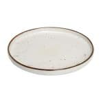 VINTAGE TERRA CREAM STEP DINNER PLATE 30CM ESPIEL