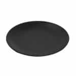 BY ORDER VINTAGE TERRA FLAT PLATE 26CM BLACK MATT ESPIEL