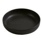 VINTAGE TERRA STEP PASTA/SALAD DEEP PLATE 20X4.5CM BLACK MATT ESPIEL