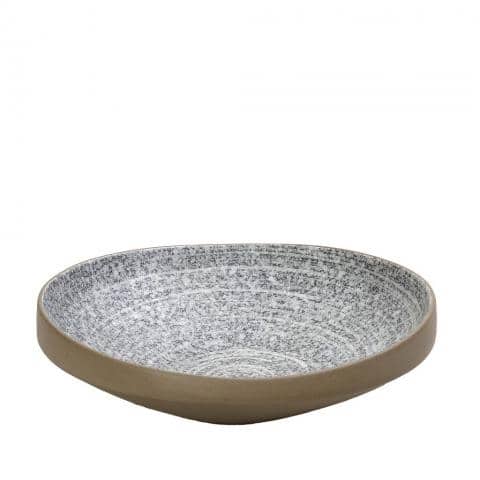 CRO-ESP-VRA104.jpg CORSICA STONEWARE DEEP PLATE 22X21.5X6CM ESPIEL - Image 1