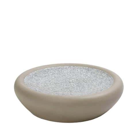 CRO-ESP-VRA105.jpg CORSICA STONEWARE BOWL ROCK 23.5X23.5X6.5CM ESPIEL - Image 1
