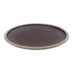 KARMA STONEWARE FLAT PLATE 20.5X2CM ESPIEL