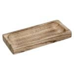 BY ORDER WOOD PLATTER PAULOWNIA SERVING TRAY RECTANGULAR 36X18.5X4CM ESPIEL