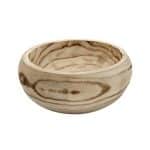 NATURAL WOOD BOWL 25X11CM ESPIEL