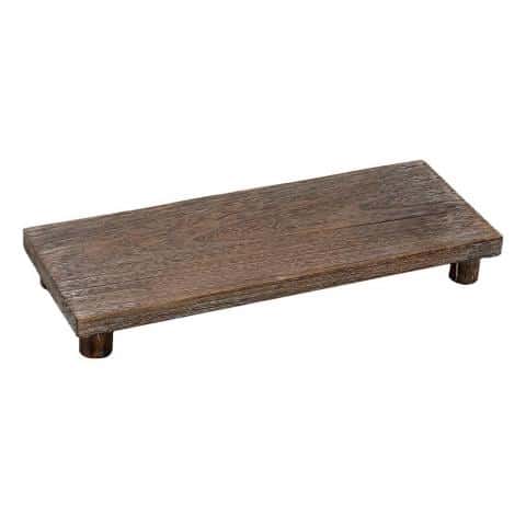CRO-ESP-XYP305.jpg WOOD PLATTER RECTANGULAR 48X18X5CM ESPIEL - Image 1