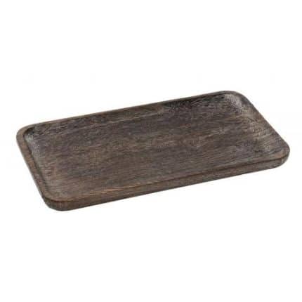 WOOD PLATTER RECTANGULAR 42X24X2CM ESPIEL