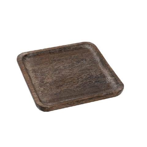 CRO-ESP-XYP317.jpg WOOD PLATTER SQUARE 25X25CM ESPIEL - Image 1