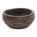 PAULOWNIA BOWL WOOD 17X8CM ESPIEL