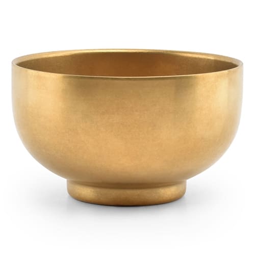 CRO-F2D-614161.jpg HOST BOWL DOUBLE WALL 12X7CM VINTAGE GOLD INOX F2D - Image 1