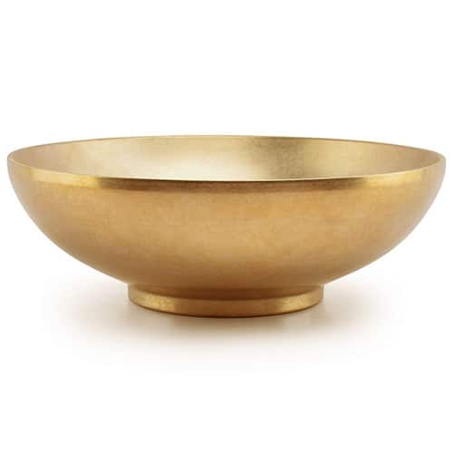 CRO-F2D-614177.jpg HOST BOWL DOUBLE WALL 24X8CM VINTAGE GOLD INOX F2D - Image 1