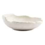CALCA STRUCTURED PORCELAIN BOWL 25X7CM CHALK WHITE F2D