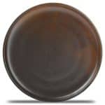 ESCURA PLATE 26X2.5CM DARK BROWN F2D