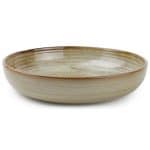ESCURA DEEP PLATE 22X4.5CM BEIGE F2D