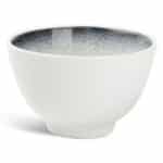 SPECKLED DUSK BOWL 10X6CM WHITE F2D BELGIUM