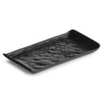 LIVELLI SERVING RECTANGULAR DISH 15X8CM BLACK CHIC BELGIUM