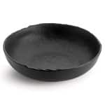LIVELLI PASTA / SALAD PLATE 24X6CM BLACK CHIC BELGIUM