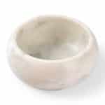 BY ORDER MARBLE PURE WHITE BOWL 10X4CM CHIC
