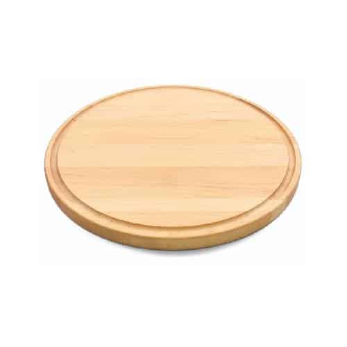CRO-GTS-19-541.jpg BY ORDER BAMBOO WOOD PLATTER ROUND WITH DRAIN GUTTER 25X1,8CM GTSA - Image 1