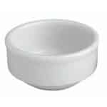 BOWL PORCELAIN TIP BUTTER ROUND STACKABLE 6X3CM GTSA