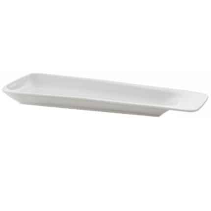 PLATTER ASYMMETRICAL 30X10CM PORCELAIN GTSA