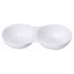 MINI DOUBLE ROUND WHITE 14X7X3CM GTSA