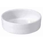 OVEN ROUND CREAM BRULLE PORCELAIN 12X3.5CM GTSA