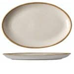 BY ORDER IVORY OVAL PLATTER 36X24.5CM GTSA