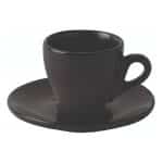 BY ORDER - PORCELAIN CUP ESPRESSO CONIC 7CL BLACK MAT GTSA