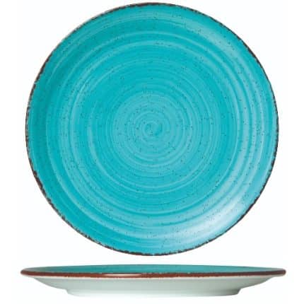 TIFFANY RUSTIC BLUE FLAT PLATE 31CM GTSA