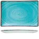 TIFFANY RUSTIC BLUE RECTANGULAR PLATTER 36X24CM GTSA