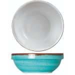 TIFFANY RUSTIC BLUE BOWL STACKABLE 14X5.4CM GTSA NEW