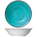 BY ORDER TIFFANY RUSTIC BLUE SALAD PLATE 23CM GTSA NEW