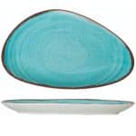 BY ORDER PORCELAIN TIFFANY TRIANGULAR ASSYMETRIC 36CM GTSA