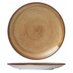 SAHARA RUSTIC BROWN FLAT PLATE 20CM GTSA
