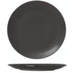 MIDNIGHT MAT BLACK FLAT PLATE 20CM GTSA NEW