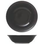 BY ORDER MIDNIGHT MAT BLACK SALAD PLATE 23CM GTSA NEW