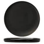 BY ORDER MIDNIGHT MAT BLACK FLAT PLATE 27CM GTSA