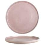 BY ORDER PINK REACTIVE GLAZE STONEWARE PLATE 21CM GTSA