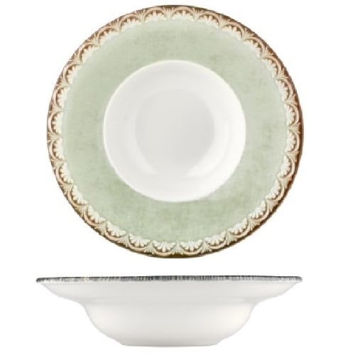 CRO-GTS-68-31015.jpg BYBONE VITRIFIED PORCELAIN TINTA ROME PLATE DEEP PASTA 27CM - Image 1