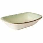BYBONE VITRIFIED PORCELAIN TINTA ROME BOWL RECTANGULAR 12X8CM