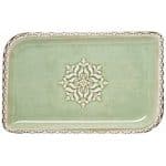 BYBONE VITRIFIED PORCELAIN TINTA ROME PLATE RECTANGULAR 36X21CM