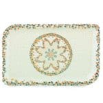 BYBONE VITRIFIED PORCELAIN TESSERA PLATE RECTANGULAR 36X21CM