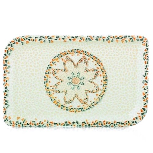 CRO-GTS-68-31116.jpg BYBONE VITRIFIED PORCELAIN TESSERA PLATE RECTANGULAR 36X21CM - Image 1