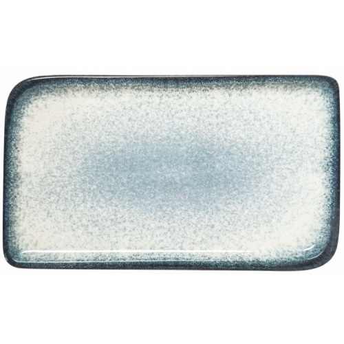 CRO-GTS-68-31155.jpg BYBONE VITRIFIED PORCELAIN OCCHIO PLATE RECTANGULAR 36X21CM - Image 1