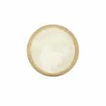 BYBONE VITRIFIED PORCELAIN AMBIENCE YELLOW FLAT PLATE 21CM