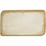 BYBONE VITRIFIED PORCELAIN AMBIENCE BEIGE PLATE RECTANGULAR 36X21CM
