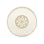 BY ORDER BYBONE VITRIFIED PORCELAIN TESSERA PLATE ROUND 32CM