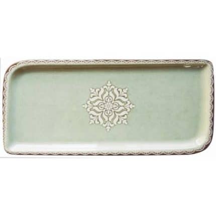 BY ORDER BYBONE VITRIFIED PORCELAIN ROME PLATE RECTANGULAR 30X17.5CM
