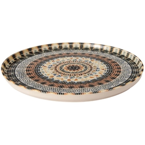 CRO-GTS-69-1121.jpg BY ORDER MOZAIK PORCELAIN STEP PLATE 21CM GTSA - Image 1