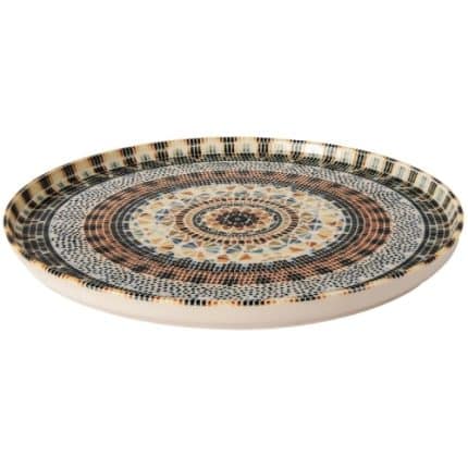 BY ORDER MOZAIK PORCELAIN STEP PLATE 26CM GTSA